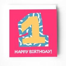 1st birthday card with bible verse