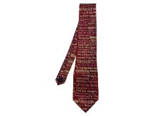 I Am Burgundy Tie