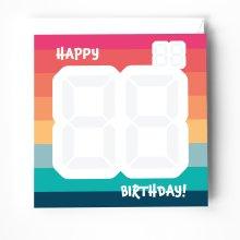 Insert any age birthday card. Bible verse inside.