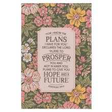Notepad Hardcover Pink Floral Hope & A Future Jer. 29:11