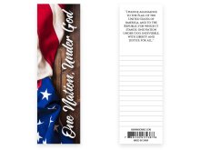 Bookmark-One Nation Under God (Pack Of 25)