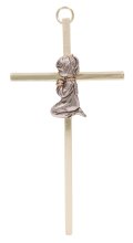 6" Baptism Wall Cross - Girl