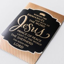 Names of Jesus Christian Christmas Cards Box of 18