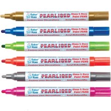 Pearlised Deco Paint Pens (Set A Pack of 6)