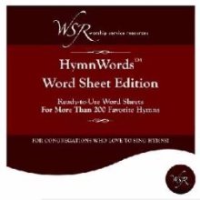Software-Hymnwords-Word Sheet Edition-200+ Hymns