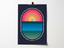 Welsh language Christian poster. Psalm 23 poster. He refreshes my soul.