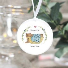 Baby Boy Ceramic Hanging Decoration