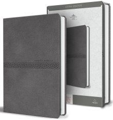 Biblia RVR 1960 Letra Grande Tamano Manual Simil Piel Gris