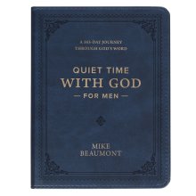 Devotional Quiet Time with God for Men Faux Leather