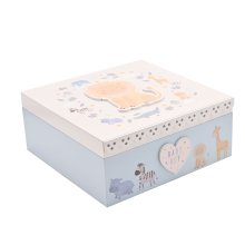 Petit Cheri Lion Keepsake Box - Baby Boy