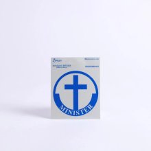 Minister Scotch Reflective Sticker - Pack of 6