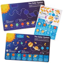 Solar System Sticker Fact Sheets (Pack of 4)