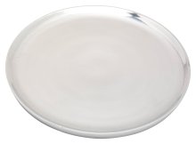 Polished Aluminium Candlestick Plate D 17 cm