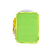 Green & Yellow Canvas Bible Cover - Large