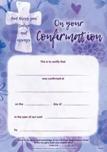 Confirmation Certificates Pack of 10