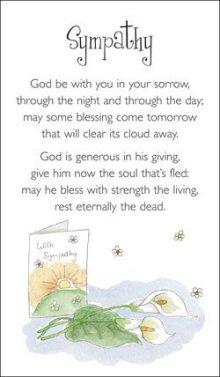 Prayer Card - Sympathy