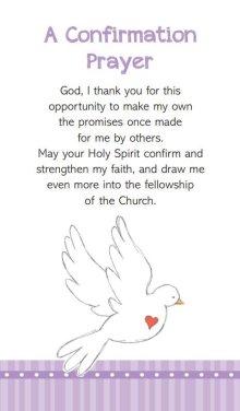 Prayer Card - Confirmation Prayer