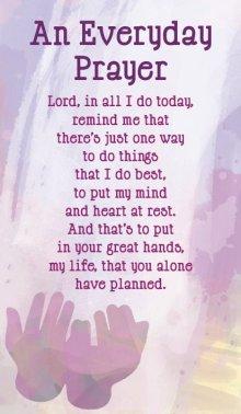 Prayer Card - An Everyday Prayer