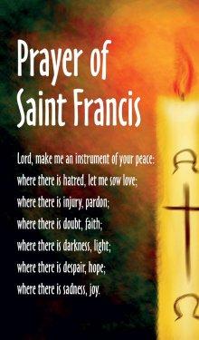 Prayer Card - St Francis