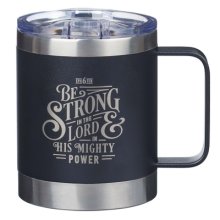 Mug SS Camp Black Be Strong Eph. 6:10