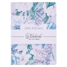 Notebook Set 3pc LG Black Prov. 31:25, Pink Prov. 31:10, Blue Prov. 31:26