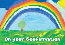 On Your Confirmation - Rainbow Std CardGloss (6 Pack)
