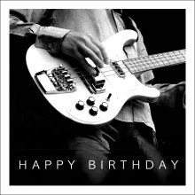 Black And White Guitar ****