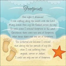 Footprints - Card - Seaside