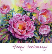 Happy Anniversary - Square Card