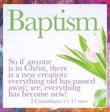 Baptism - Any One Who Belongs - Sq Card