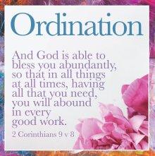 Ordination - And God Is Able - Sq Card