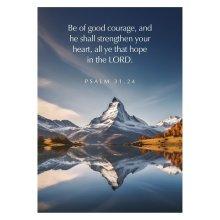 Greetings Cards: 'Be Of Good Courage…' Ps. 31.24