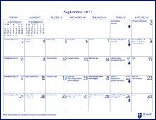 2027 Parish Wall Calendar