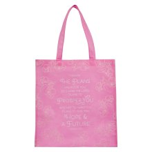 Tote Pink I Know the Plans Jer. 29:11