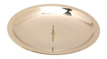 Polished Candlestick Plate with Thorn D 13 cm