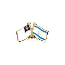 Lapel Pin Israel/Christian Flag Pack of 6
