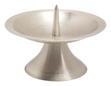 Nickel Plated Candlestand with Big Thorn D 11 cm