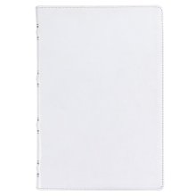 KJV Bible Giant Print Full-size Full Grain Leather, White