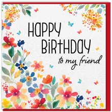 Summer Flowers Birthday Card