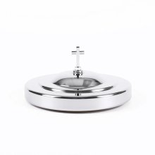 Deluxe Communion Bread Plate Cover Silver