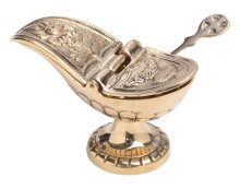 Incense Boat with Spoon H 7 cm