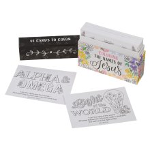 Coloring Cards-Coloring the Names of Jesus