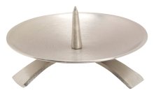 Nickel Plated Candlestand with Big Thorn D 11.5 cm