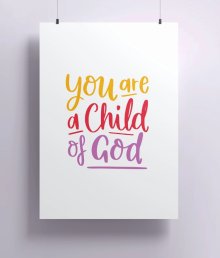 Child Of God A4 Print