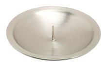 Nickel Plated Candlestick Plate with Thorn D 8 cm
