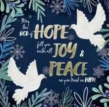Peace Doves Charity Christmas Cards - Pack of 10