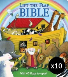 10 x Lift the Flap Bible