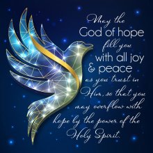 Dove Of Hope (Pack Of 10) Luxury Christmas Cards