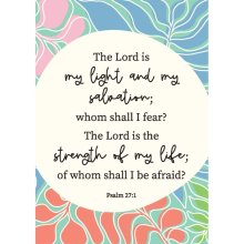 Lord Is My Light Postcard - Pack Of 12