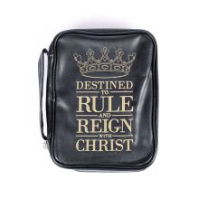 Destined To Rule Vinyl Bible Cover - Extra Large